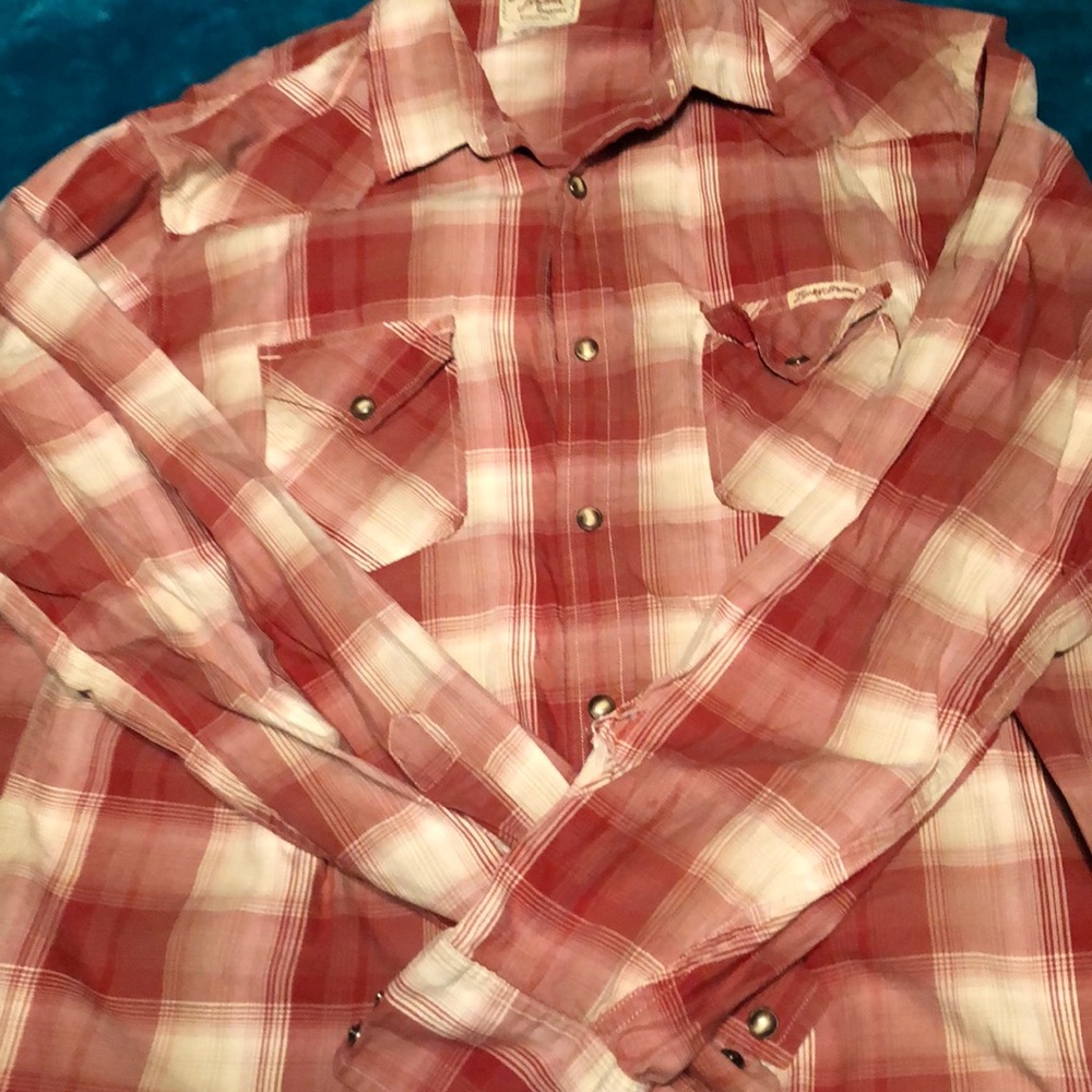Plaid button up
